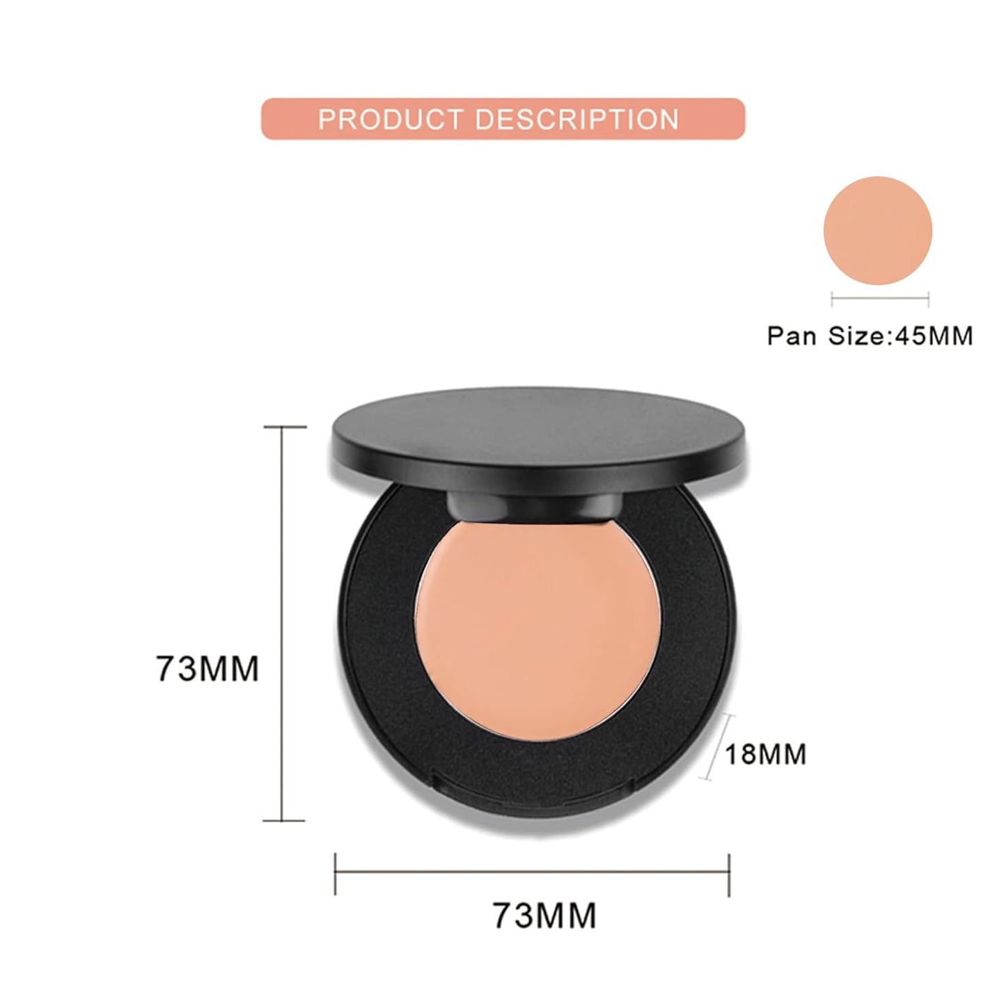 Cream Concealer Corrector Correcting Contour Makeup Set under Eye Concealer Cream Kit for Dark Circles and Blemish 24