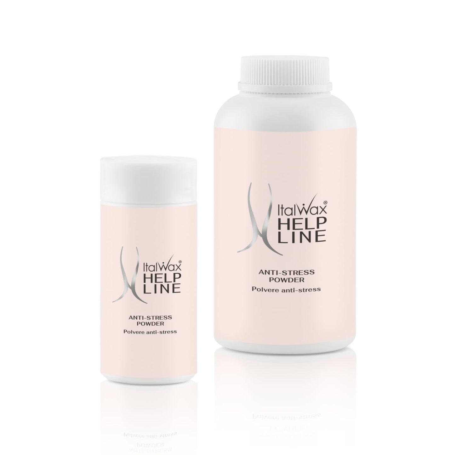 Italwax Help Line Anti-Stress Powder 1.06 oz (30g) – Calamine Soothing Formula – Reduces Redness After Waxing – Protects and Calms Sensitive Skin – for Professional and Home Use