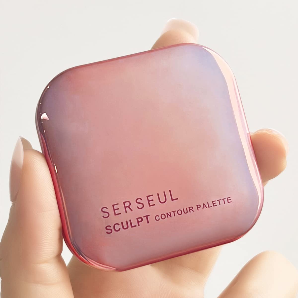 Contour Palette Face Sculpting Grey Contour Powder Palette Face Bronzer Makeup Contouring Palette with Mirror - Highly Pigmented Contour Shadow For Light Skin tone