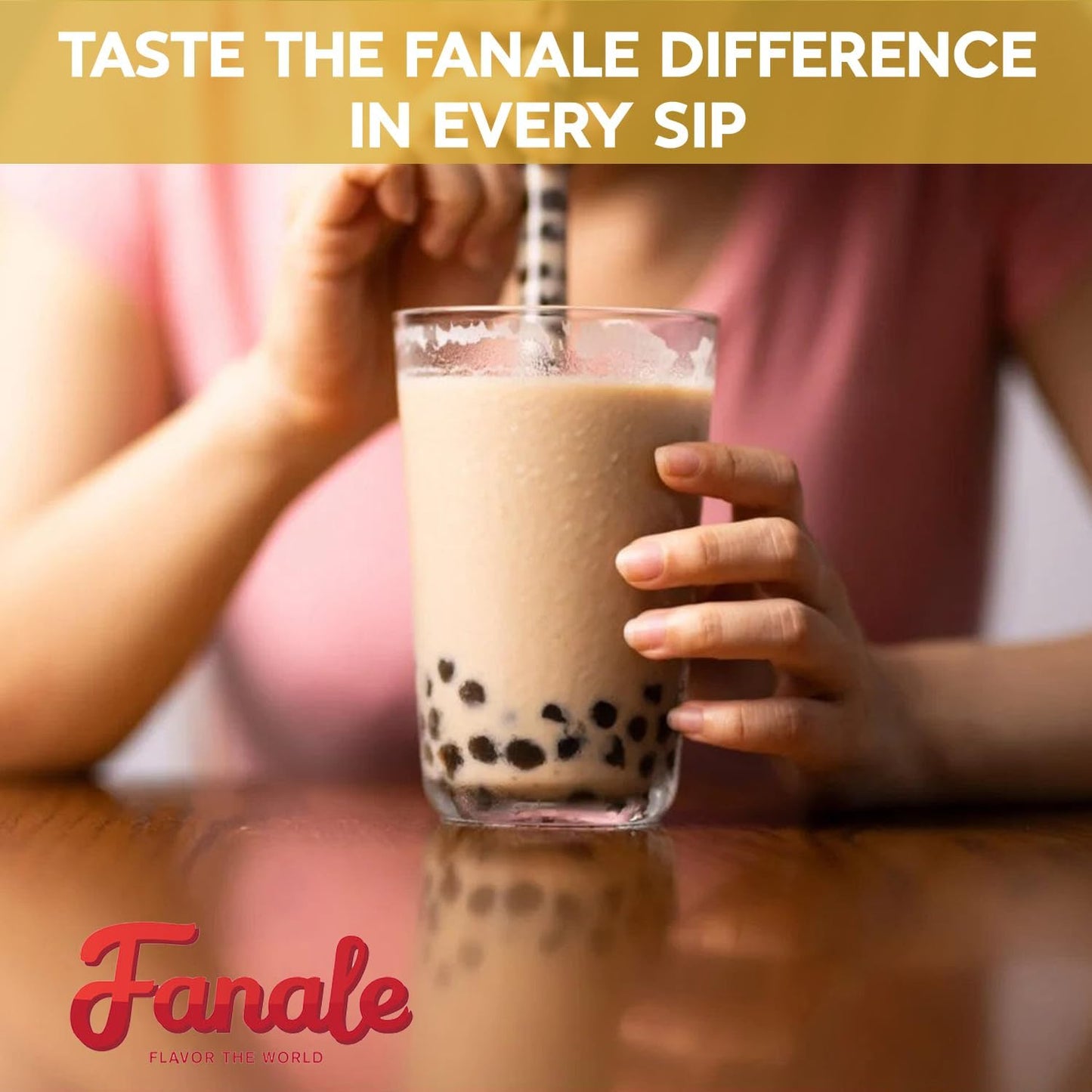 Fanale Premium Lavender Bubble Tea Flavoring Powder | Perfect for Baking, Smoothies, Desserts and Drinks | Instant Flavoring Powder for Boba Milk Tea - 2.2 Pounds (Pack of 20)