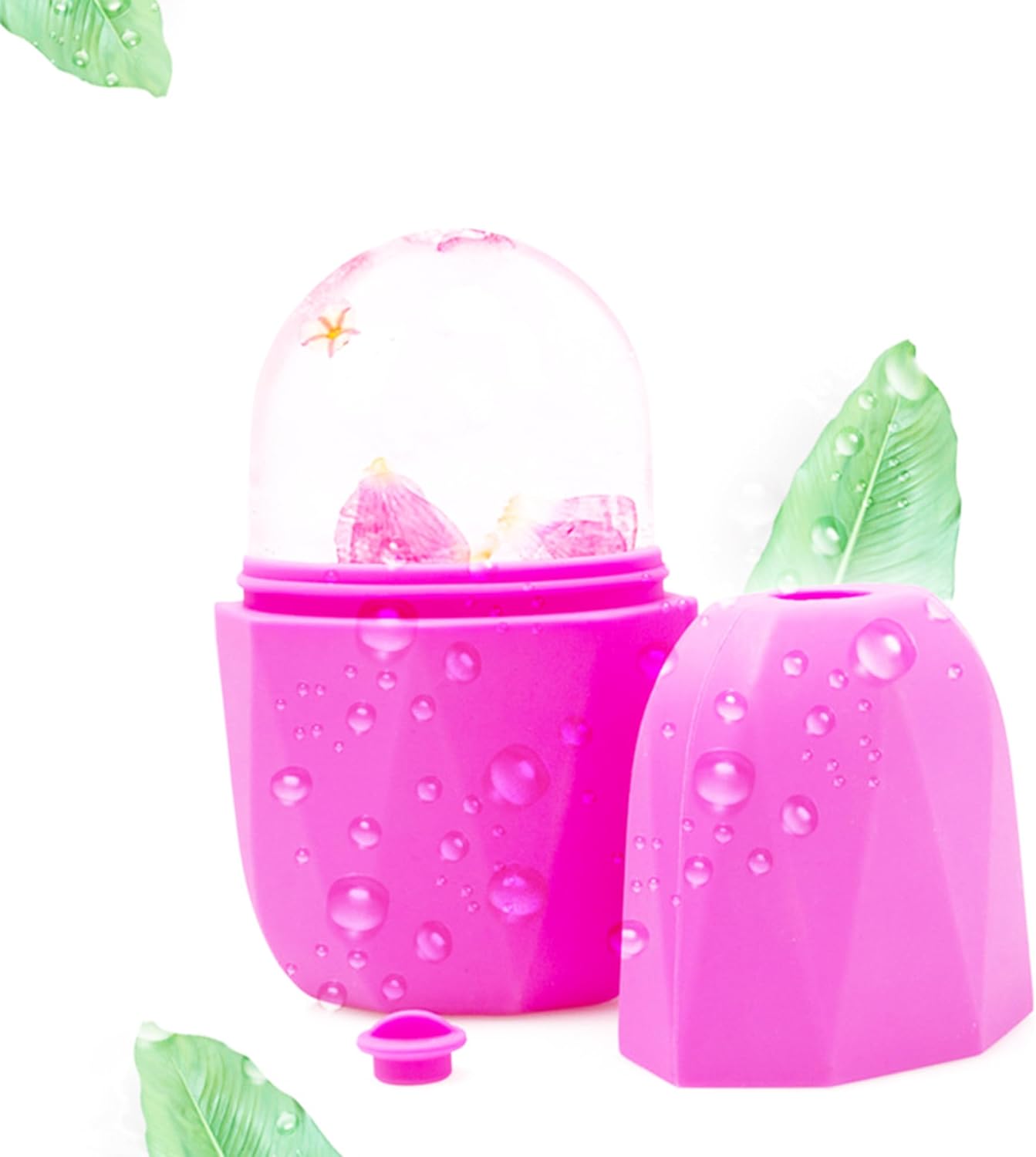 Ice Facial Cube Facial Beauty Ice Roller Skin Care Tools Ice Roller for Face and Eye Silicone Ice Mold for Face Beauty Ice Face Roller