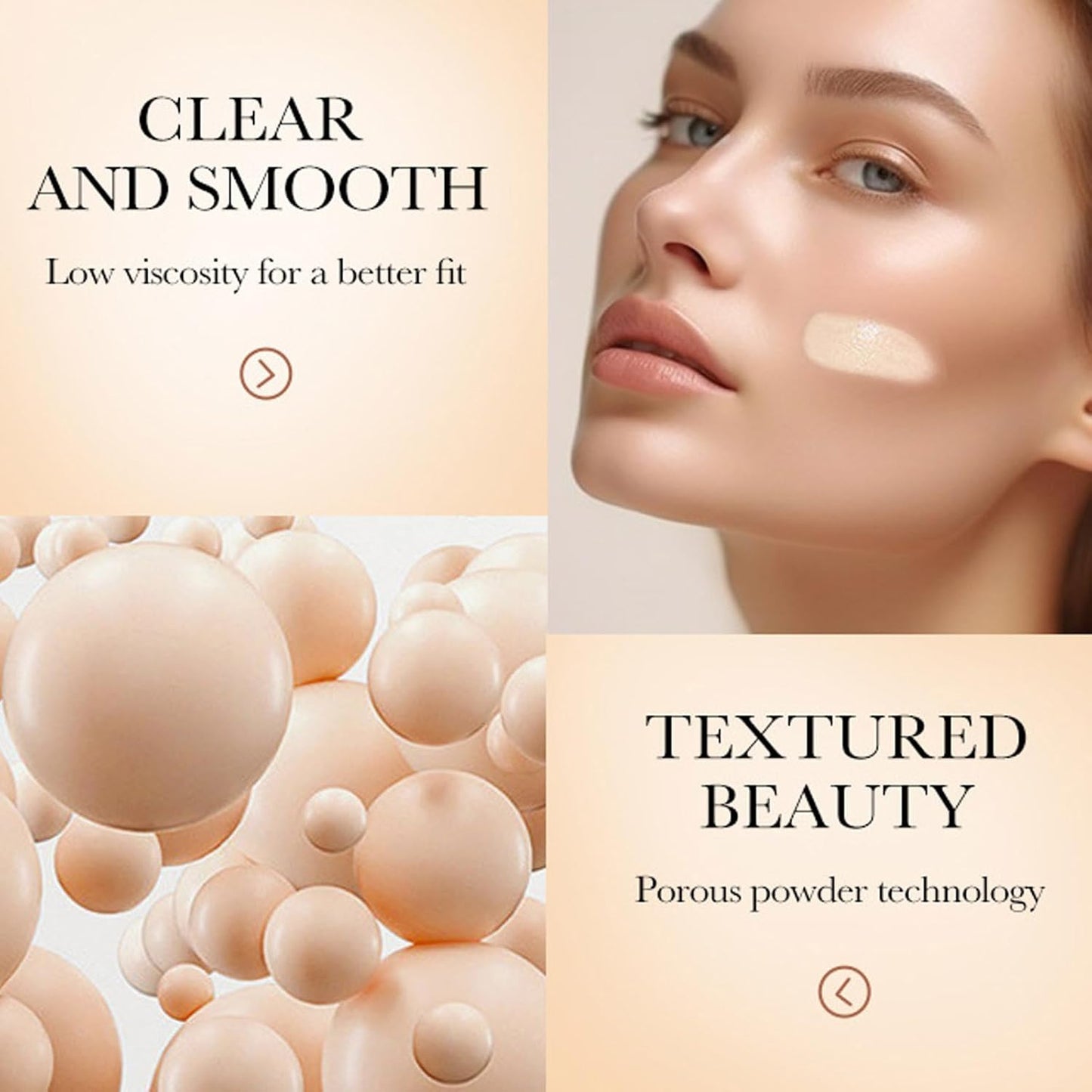 Full Coverage Concealer Palette Tri-Color Correcting Cream Foundation Makeup, Conceal Redness, Dark Circles & Acne Marks, Long-lasting Waterproof Fawless Blendable Brighten Contour Palette