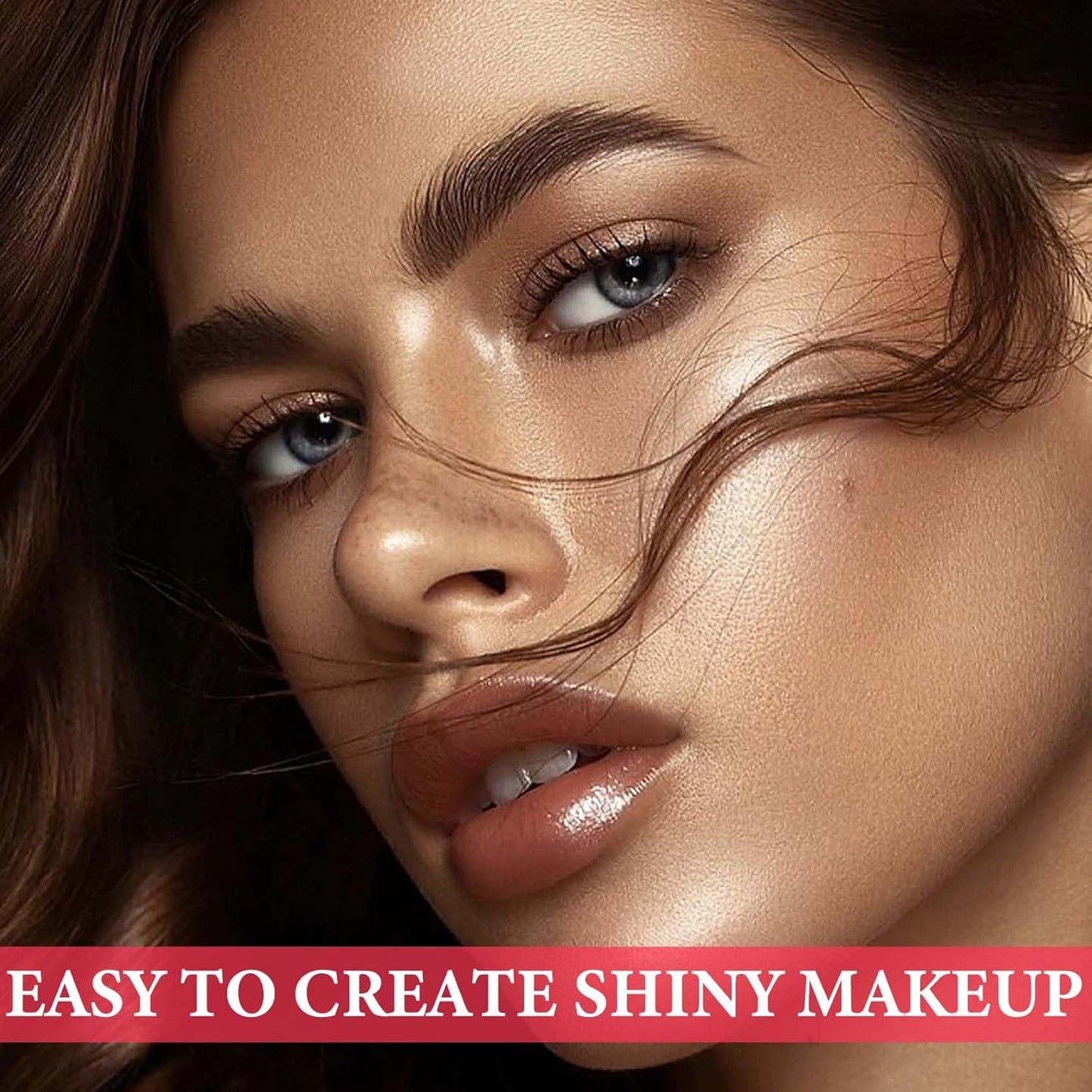 Face Glitter Blush Shimmer Waterproof Highlighter Blusher Powder,Facial Contour Corrector Long Lasting Glitter Illuminator Highlighter Palette Shimmer Highlight Makeup Palette(01#)