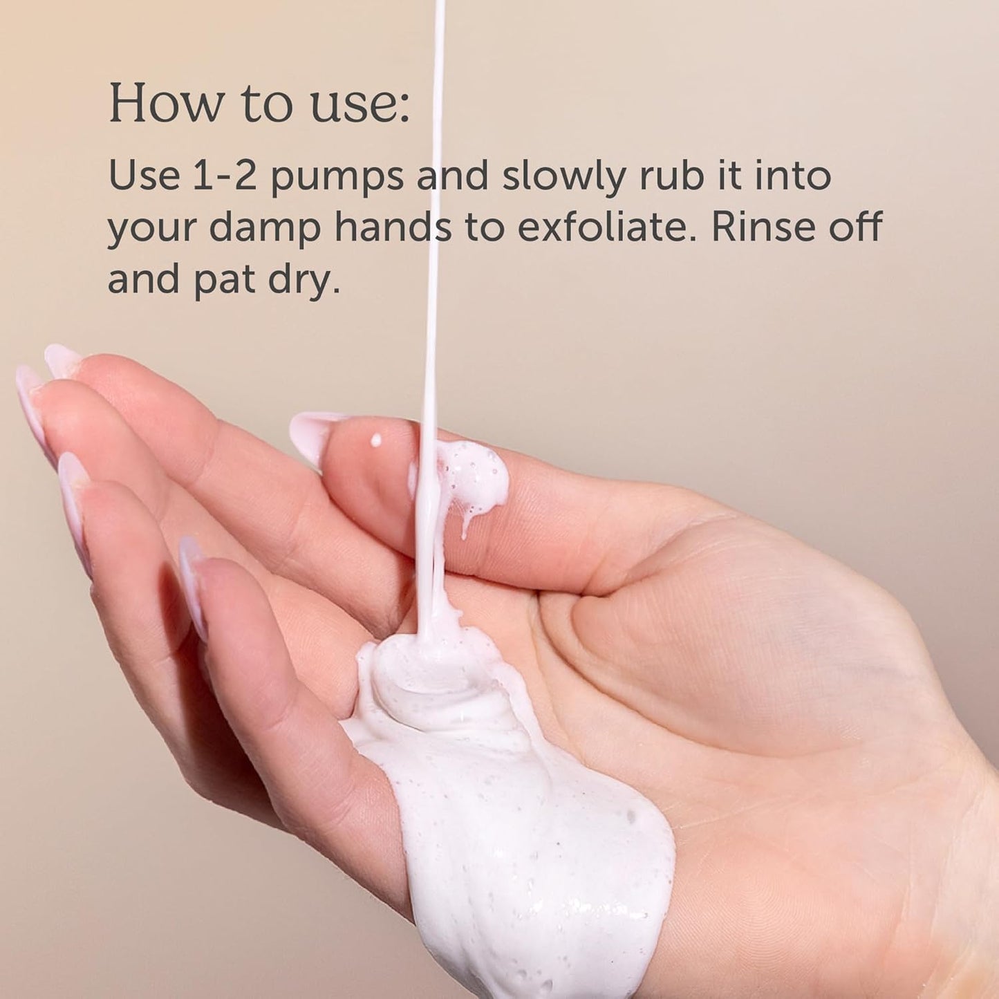 Nectar Life Exfoliating & Moisturizing Hand Wash, Volcanic Pumice for Hand Scrub, Shea Butter Softens Hands, Clean Vegan Ingredients, Fruit Smoothie Scent