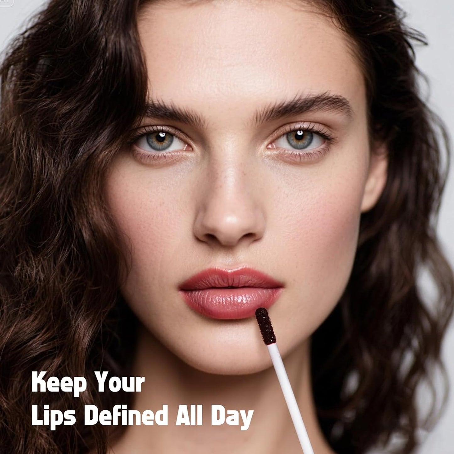 KIMUSE Peel Off Lip Liner Stain, Long Lasting Lip Tint Stain Peel Off, Waterproof, Transfer-Proof, Highly Pigmented Color Peel Off Lip Stain Liner, Matte Finish