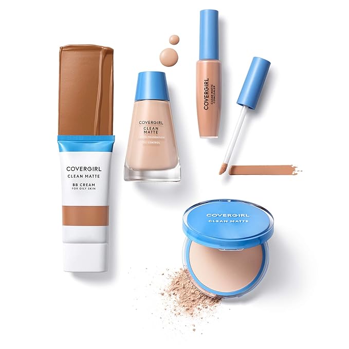 COVERGIRL - Clean Matte Concealer, Oil-Free, Lightweight Formula, Blendable, Natural-Looking Coverage, 100% Cruelty-Free