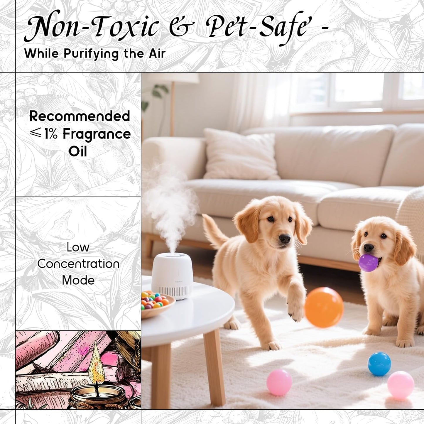 HIQILI Bubble Gum Fragrance Oil for Candle, Soap & Bath Bombs Making, Long Lasting Candy Scents, Home Diffuser Use - 1 Fl Oz