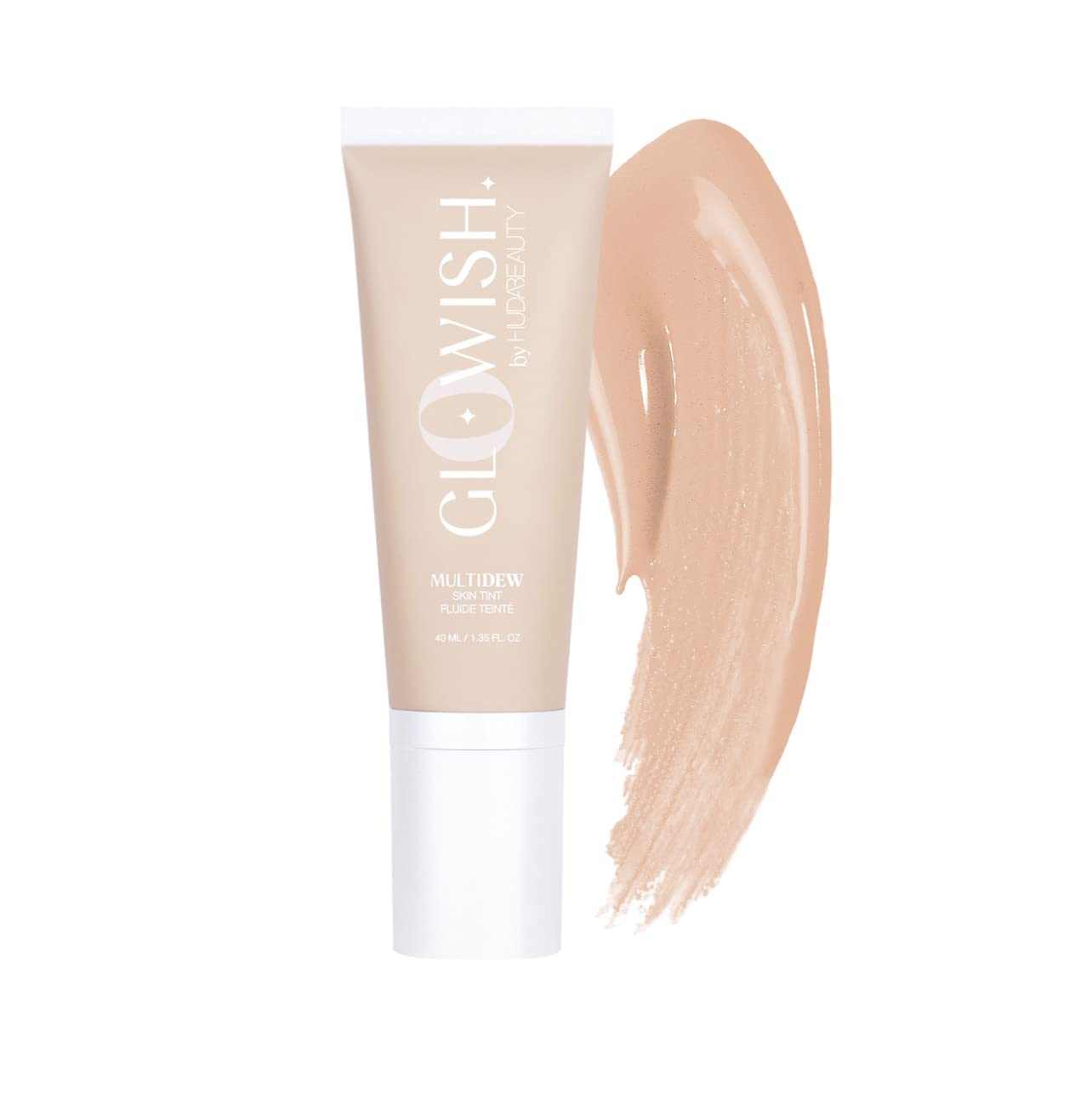 HUDA BEAUTY GloWish Multidew Vegan Skin Tint Foundation 01 Fair