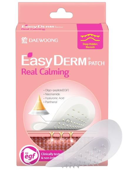 EasyDerm Micro Point Acne Patch Duo – 10 Magnesium Pimple Patches + 6 Real Calming Microdart Patches for Breakout & Post-Blemish Care, 2-Step K-Beauty Skincare Kit
