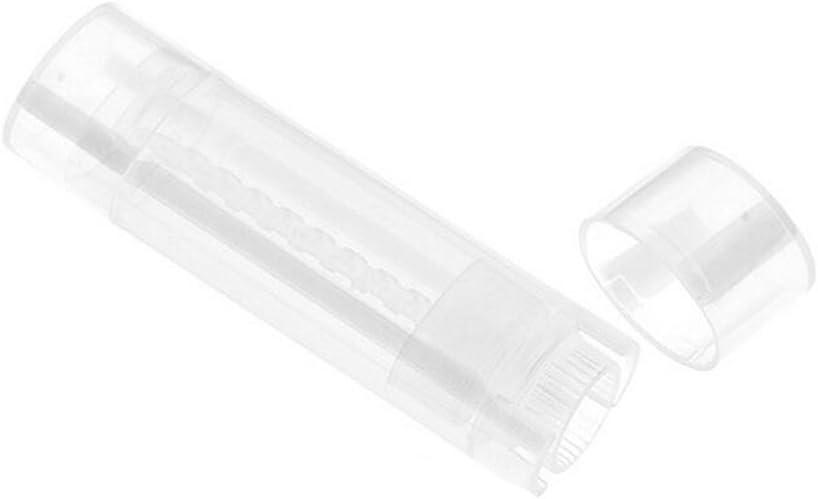 10PCS 4.5g/4.5ml Empty DIY Lip Tubes Holder Containers Vial Refillable PP Plastic Deodorant Crayon Travel Tube Pipe Bottle Lip Gloss Case DIY Lip Balm Gifts For Women Lady Girls(Transparent)