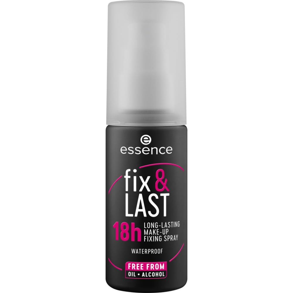 essence | Fix & Last 18H Long-Lasting Makeup Fixing Spray | All-Day Hold & Smudge Proof | Vegan & Cruelty Free