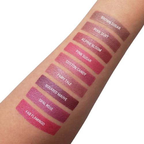 Aromi Berry Fuchsia Metallic Liquid Lipstick | Magenta Pink Lip Color with Shimmery Finish, Vegan, Cruelty-free, Long-Lasting, Smudge Proof (Opal Rose)