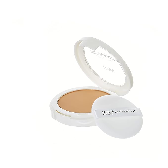 KISS Cover and Care Acne Control Pressed Powder Shine Free Face Light Weight Makeup Setting Powder - APP339 (Coconut)