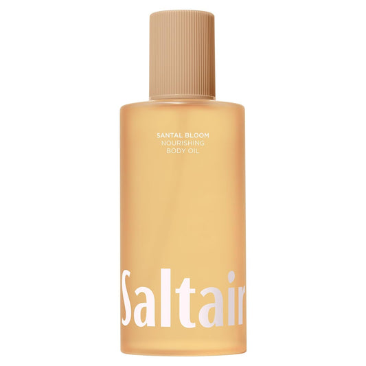 Saltair Body Oil. Jumbo Size Santal Bloom After Shower and Bath Oil Moisturizer for Women and Men. Botanical, Non-Greasy, and Well-Absorbing Lotion for Hydrating Dry Skin. 10oz Bottle