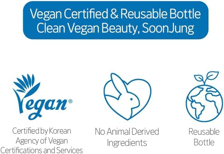 ETUDE SoonJung pH5.5 Relief Toner, Toner for Face, Hydrating Toner for Sensitive Skin, Vegan Face Toner, Panthenol, Madecassoside, Moisturizer, Korean Skin Care, Korean Toner, Beauty (6.76 Fl Oz)