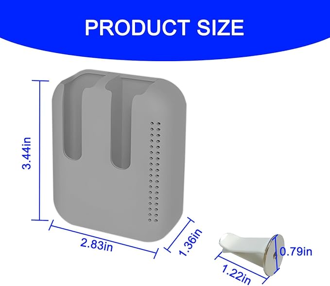 Holder for Car Air Vent, Upright Washable Lip Balm Protector for Women Girls, Auto Interior Space Saving Accessories, Universal for Vehicle, Truck and More（Gray）