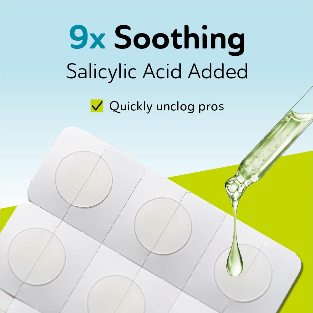 Invisible Salicylic Acid Pimple Patches for Face - Redness Reducing Hydrocolloid Acne Patches, Clear Pimple & Zit Patches for Blind Pimples - 132 Count 2 Sizes Soothing Plus (Clear Patch)