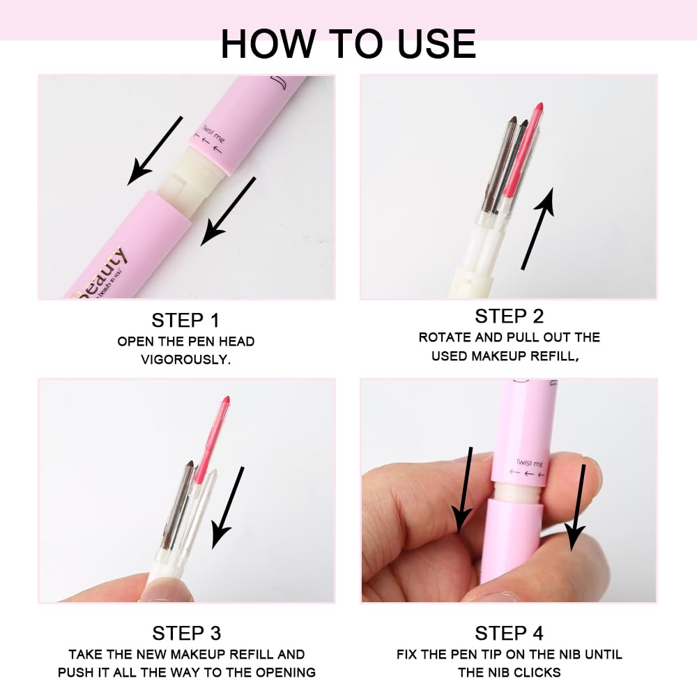 4 in 1 makeUp Pen Berry Refill
