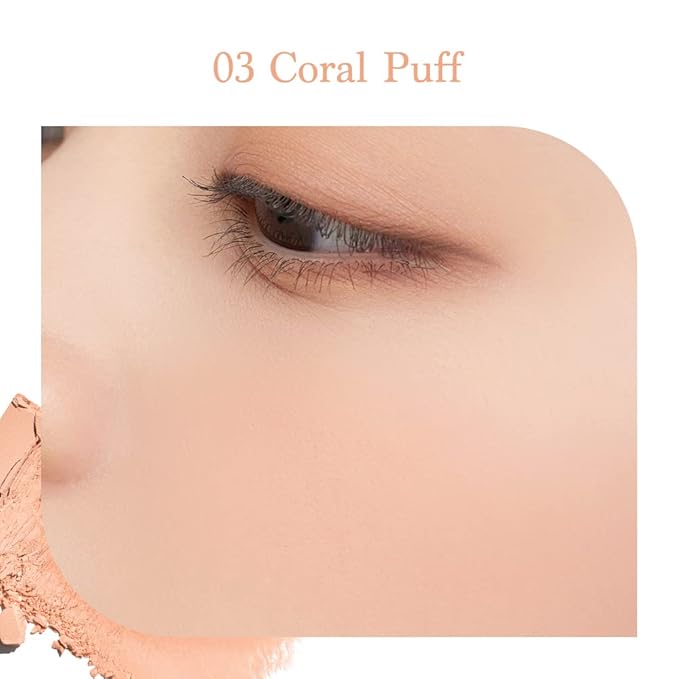 Dasique Blending Mood Cheek #01 Warm Blending l Cruelty-Free l 4 Blendable Shades in Lightweight, Long-lasting, Smooth Powder