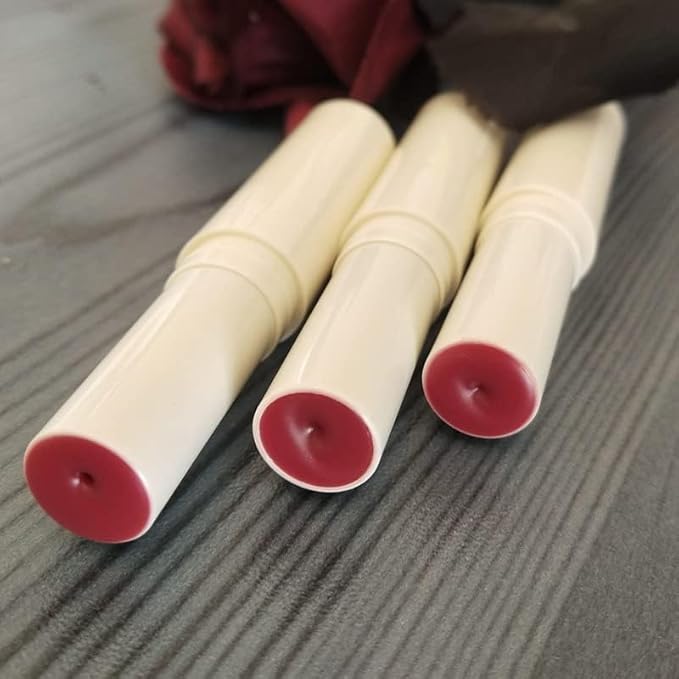 2PCS Handmade Plant lip balm Pink Lips Serum Brighten Dark Lips Bleaching Essence Lip Balm Repair Fine Lines Brighten Moisture Exfoliator Lip Care (Red)