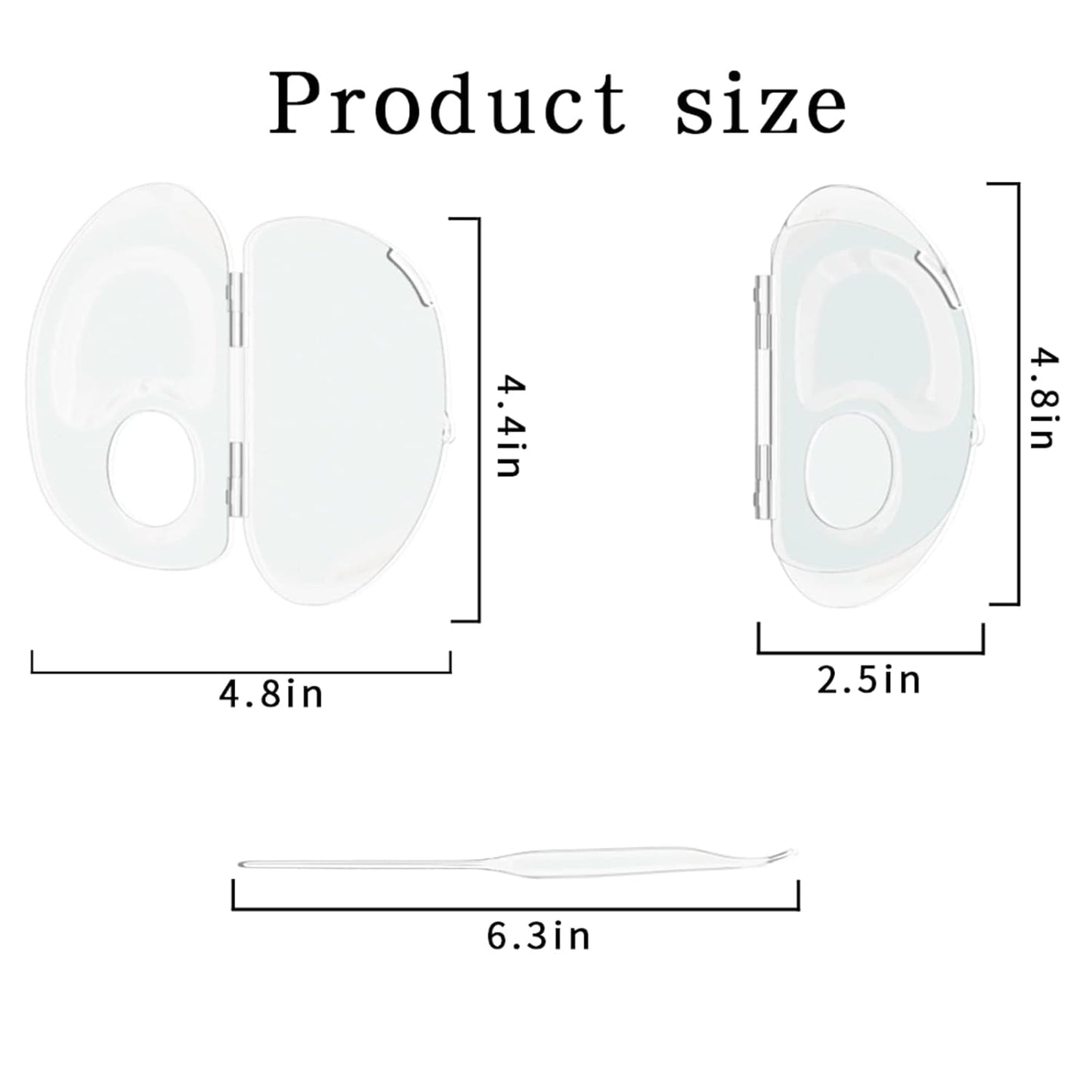 Makeup Mixing Palette Can Store Liquid Foundation, Hold Acrylic Palette, Art Nail Palette, Pigment Transparent Makeup Palette For Foundation Make-up