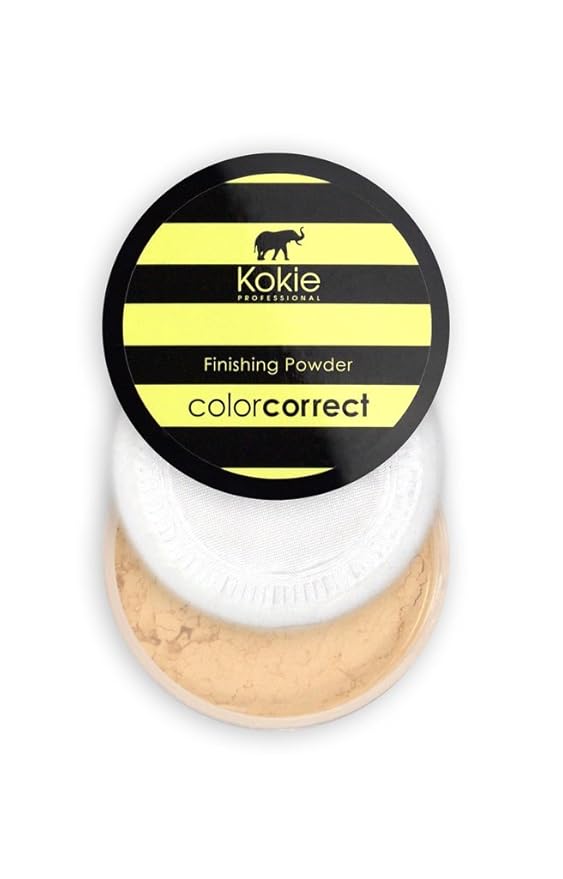 Kokie Cosmetics Setting Powders, Yellow - Darkness Correction, 0.18 Ounce