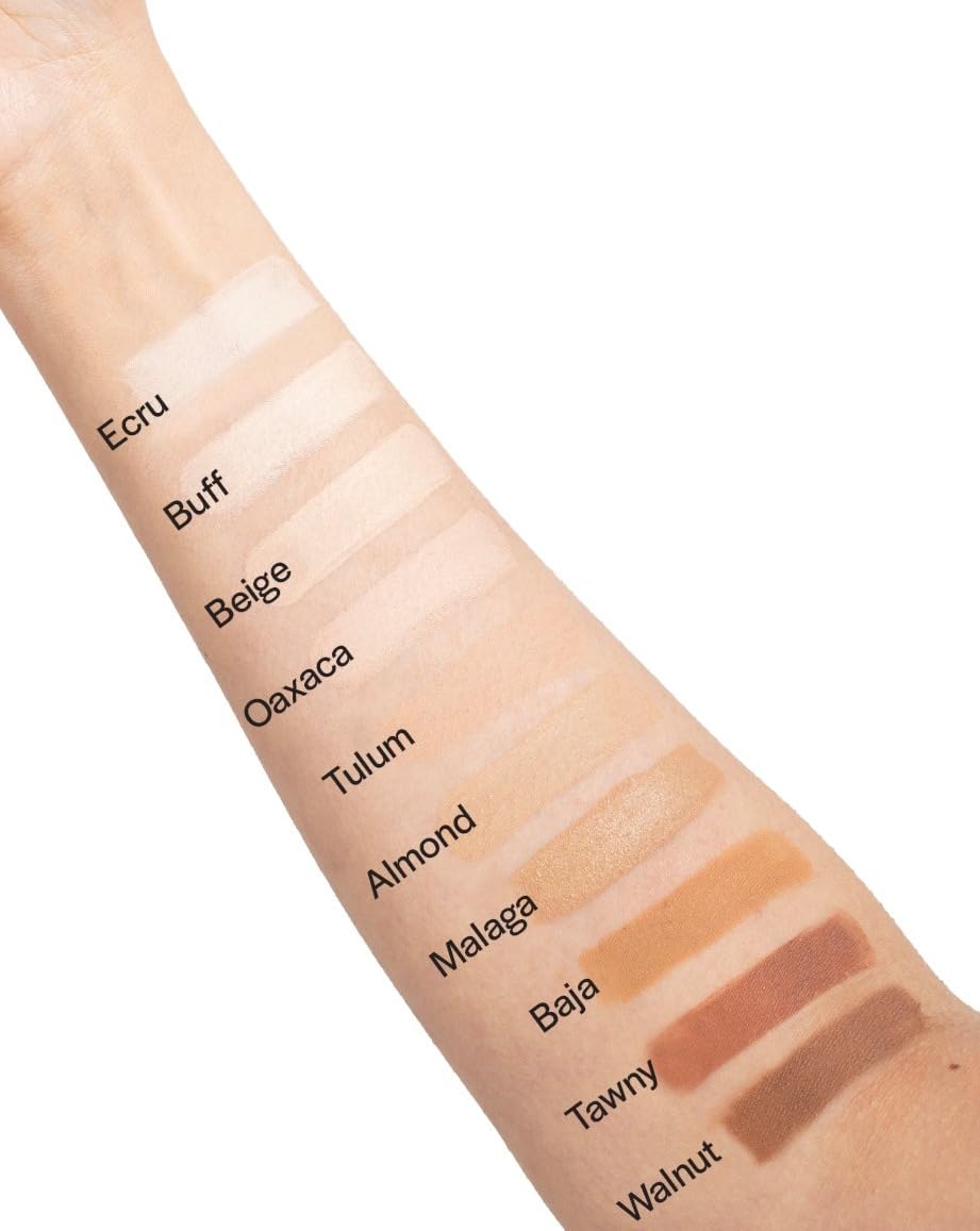 Completely Covered Creme Concealer (Baja) By AU NATURALE COSMETICS | Weightless, Creaseless Perfection | Vegan, Gluten-Free | Ethically Crafted with Meadowfoam Seed Oil for Full-spectrum of Color