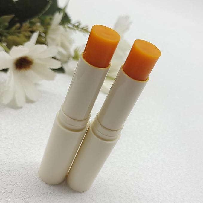 2pcs Lip Lightening for Dark Lips Lip Brightener for Smokers Dark Lip Treatment Lightening Cream for Pink Lips Lip Lightener for Smoker Lips Lip Lightening balm for Men and Women (Orange)