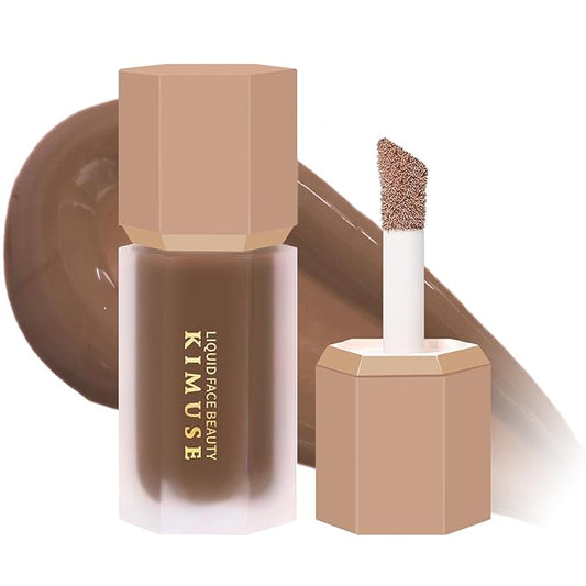 KIMUSE Soft Liquid Contour Stick, Glow Liquid Cream Bronzer, Weightless, Long-Wearing, Smudge Proof, Natural-Looking, Blendable, Bronzer Makeup