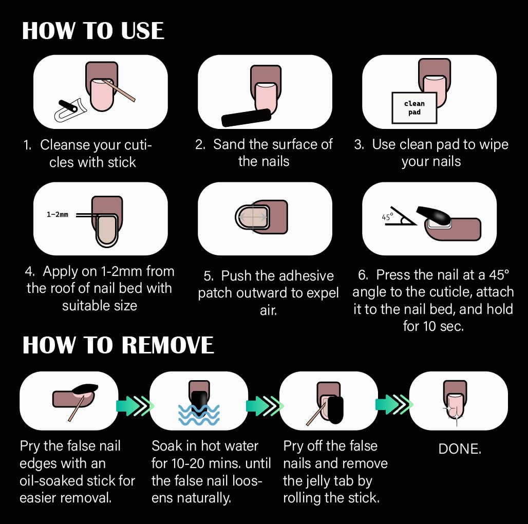 300PCS Nail Adhesive Tabs Extra Strong | 10 Sheets Nail Sticky Tabs for Press Ons | Ultra Thin, Waterproof & Easy to Use Press On Sticky Tabs for Nails