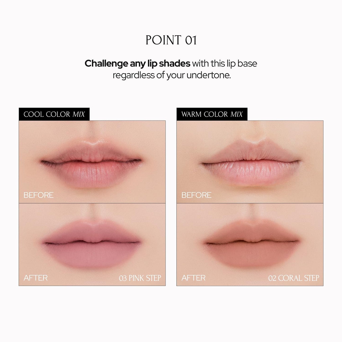 Tie Up Cover Tint - Waterproof & Long Lasting Lip Stain for Women - Korean Base Nude Tint Stick - Kbeauty Matte Gloss - Mood Color Changing (05 HUSH ROSE, 0.2 Fl oz)