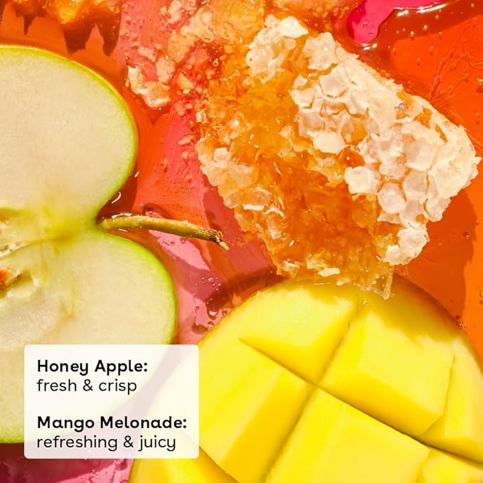 eos Natural Shea Lip Balm, Honey Apple & Mango Melonade, All-Day Moisture, Lip Care Products, 0.14 oz, 2-Pack