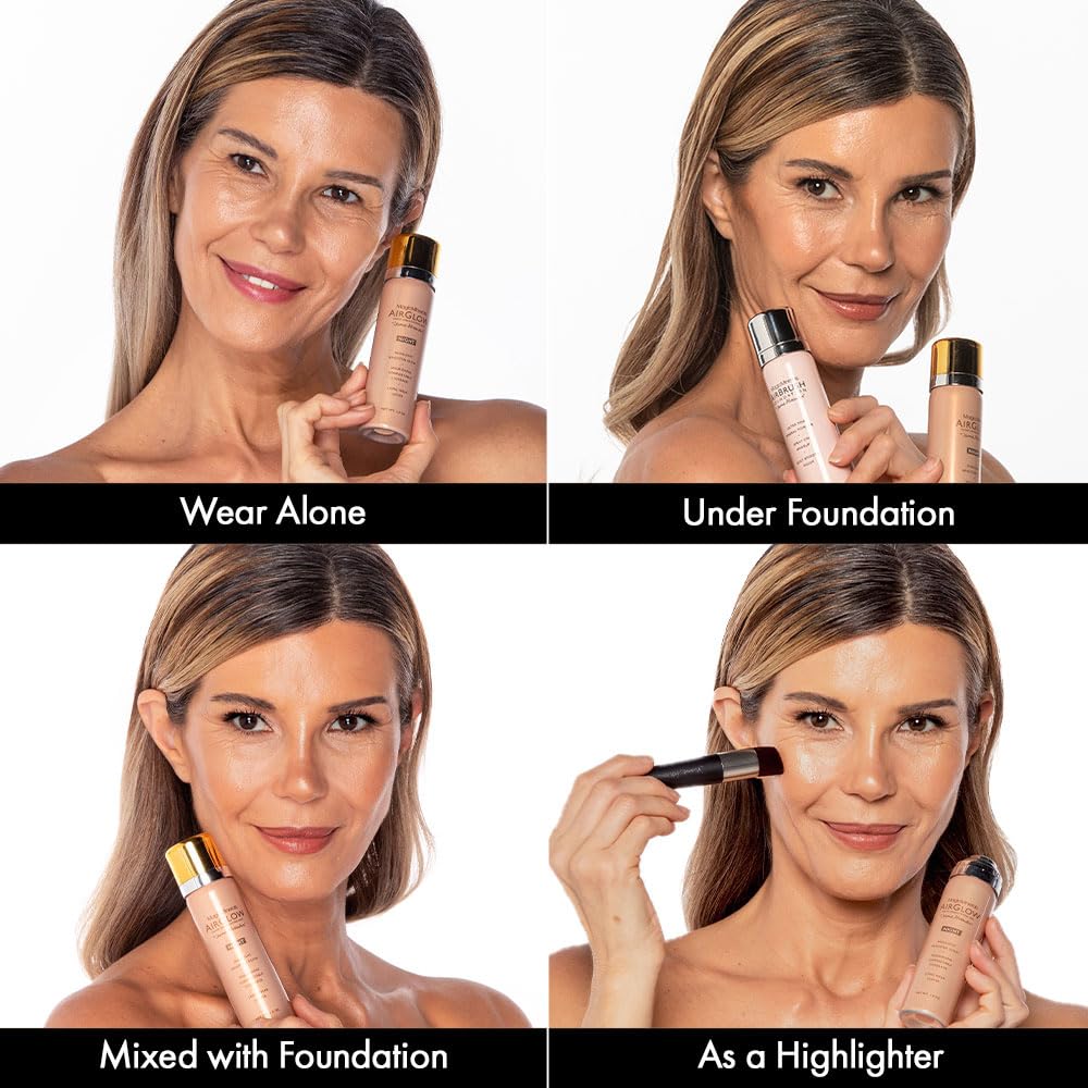 Jerome Alexander MagicMinerals AirGlow Tinted Highlighting Night Mist, Illuminating Airbrush Tinted Moisturizer Spray | Bronze Glow
