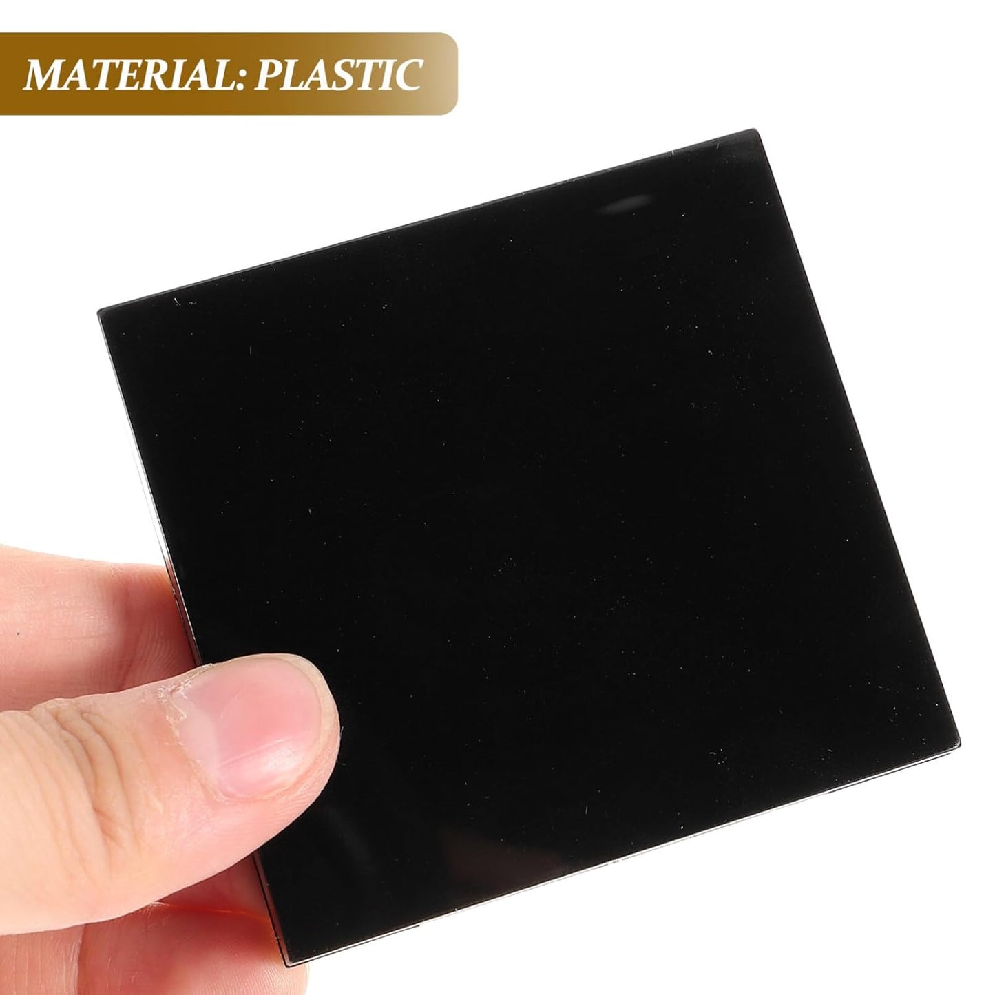 Healifty Empty Lipstick Palette Pan 6-grid Magnetic Eyeshadow Palette Boxes with Press Cosmetic Cream Tray Portable Small Makeup Compact Containers