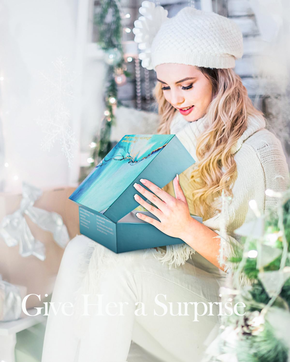 Happy Birthday Gifts for Women, Bath Relaxing Spa Gift Basket Set, Mother's Day Gift Kit, Womens Unique Present Ideas for Her Mom Sister Daughter Wife Girlfriend Friends Coworker Grandma Female