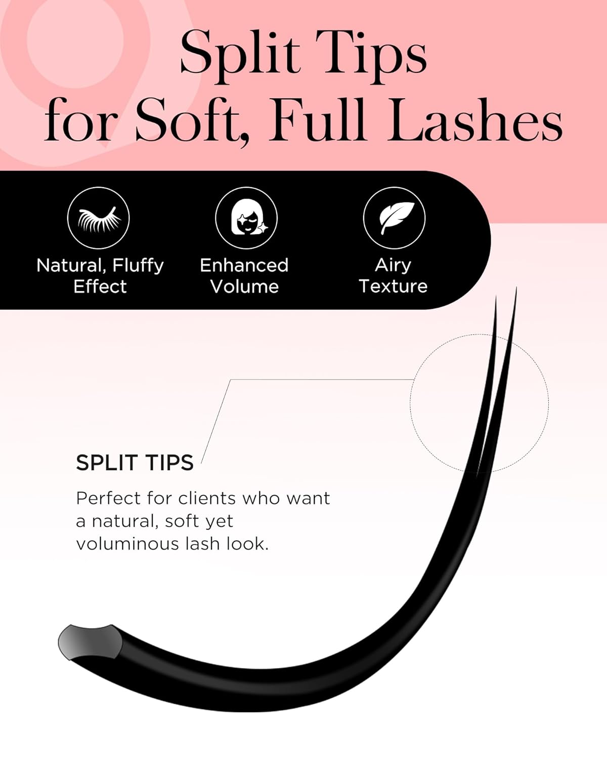 BEYELIAN Flat Eyelash Extension, Ellipse Lash Extensions 0.20 C Curl 15mm 16 Rows Matte Black Eyelash Extension Supplies Classic Lash Extensions Individual Eyelashes Salon Use