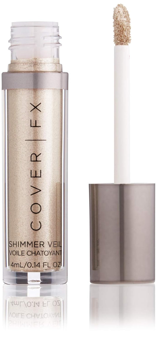 COVER FX Shimmer Veil - Mercury - Weightless Cream Shimmer - Crease-Proof - Transfer-Proof Formula - Multidimensional Shine - Eyes, Cheeks and Lips