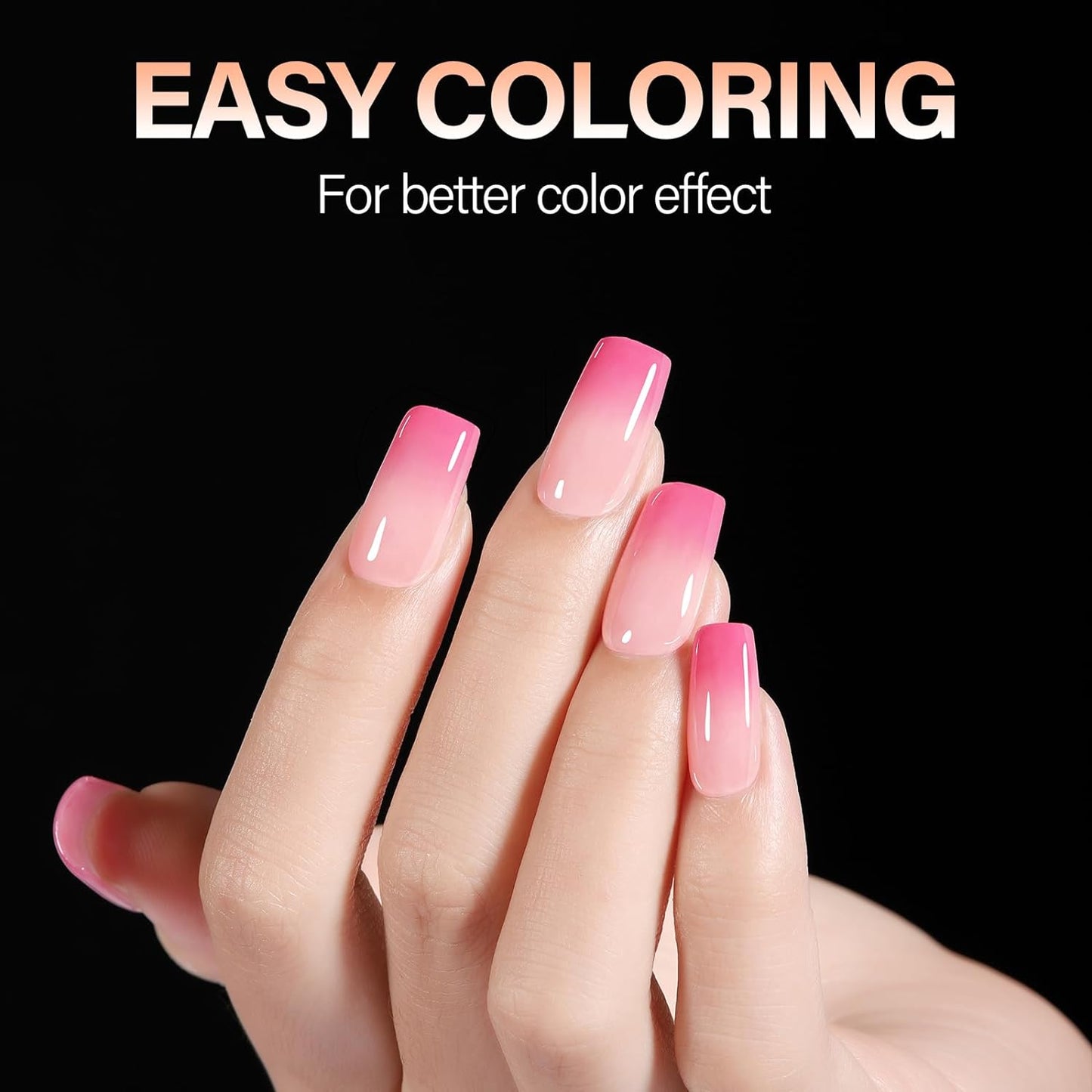 AILLSA Short Square Nails Clear Gel Nail Tips False Full Cover Soft Nails Tips for DIY Home Salon Gift, Preshaped Gelly Press on Fake Nail Tip for Nail Extension 216PCS 12 Sizes