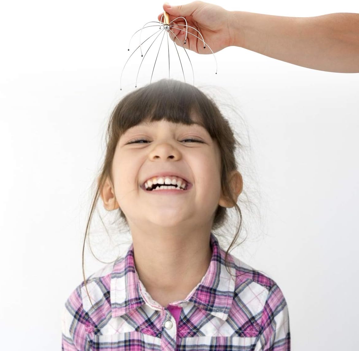 4 Pack Scalp Massagers, Handheld Head Massage Tingler, Scratcher for Deep Relaxation, Hair Stimulation and Stress Relief Christmas Gift