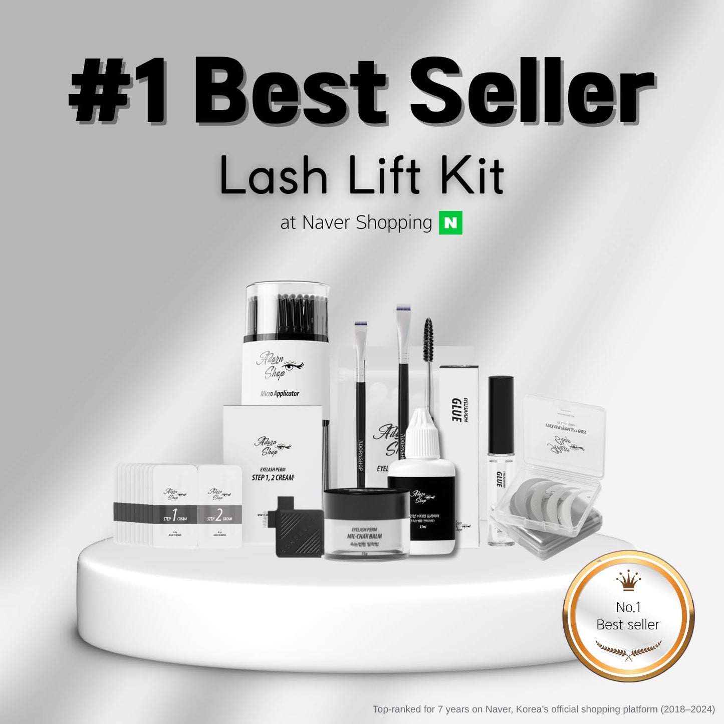Korean Lash Lift Kit - 10 Sets No Curler Lash Perm Kit for Beginner & Salon Quality at Home - DIY Optimized for Self-Use&Professional Lifting Long-Lasting Eyelash Perm Kit for All Lash Types(Balm kit)