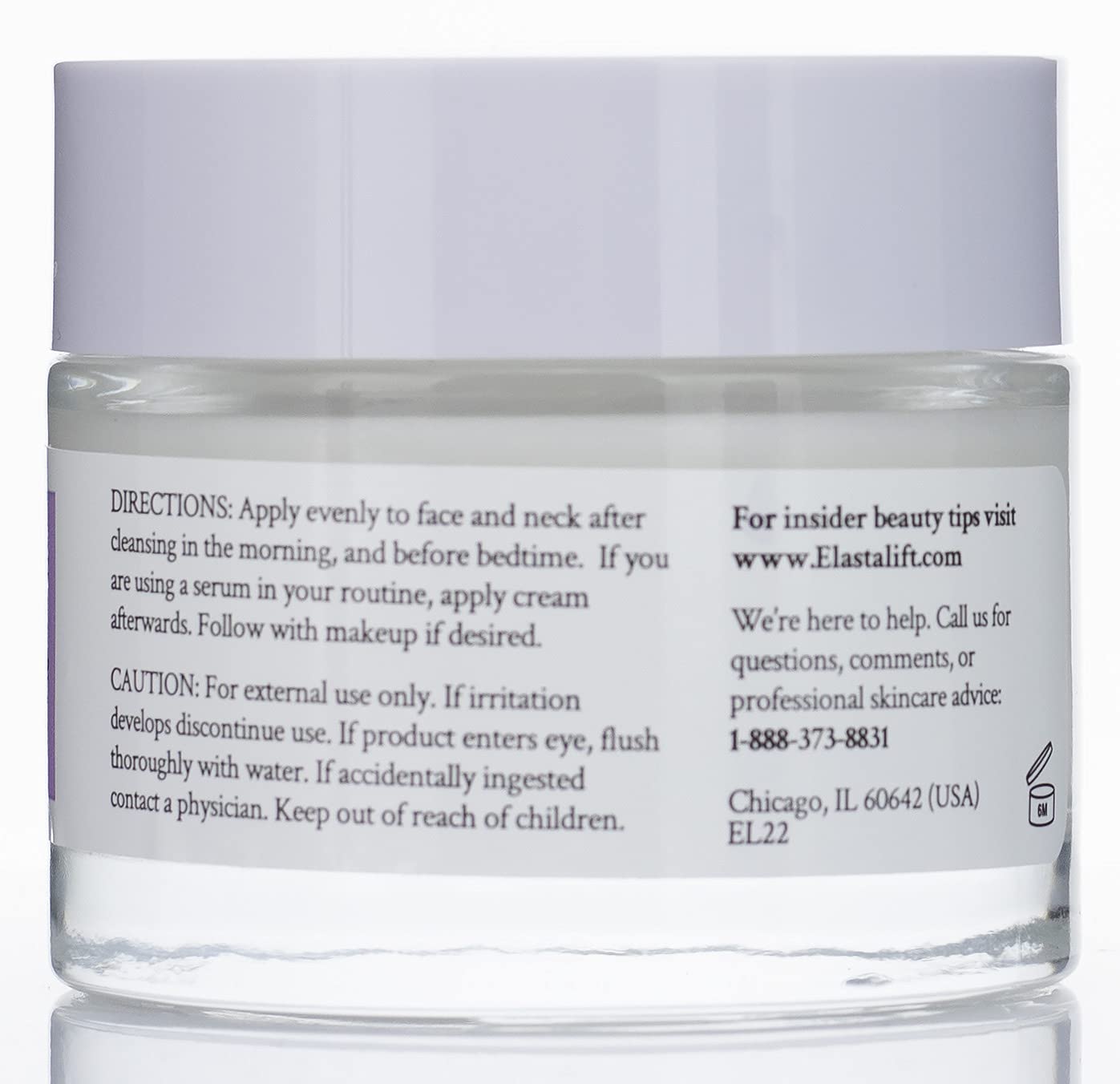 Elastalift Collagen Cream Anti Aging Plumping Lotion For Face | Concentrated Facial Collagen Lotion Skin Care Moisturizer Gel Helps Firm + Smooth Wrinkles & Fine Lines, Collagen Face Cream, 2 Fl Oz