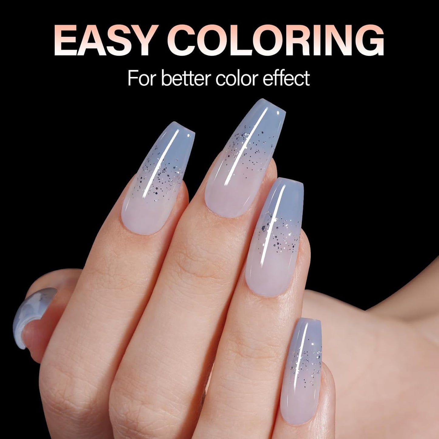 AILLSA Coffin Nails Tips 504PCS Clear Full Cover Nails Medium Gel Fake Nail Tips for DIY Press on Nail Extension, False Acrylic Preshaped Soft Nail Tips (12 Sizes)