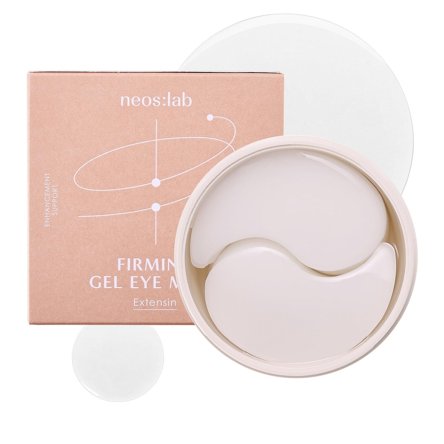 Firming Gel Eye Mask 60ea (30pairs) - Refreshing Hydrogel Eye Patch with Collagen, Peptide, Rice Ceramide, Lactobacillus Ferment for a Firm Eye Area, Reduces Fine Lines, Eye Bags, Puffy Eye