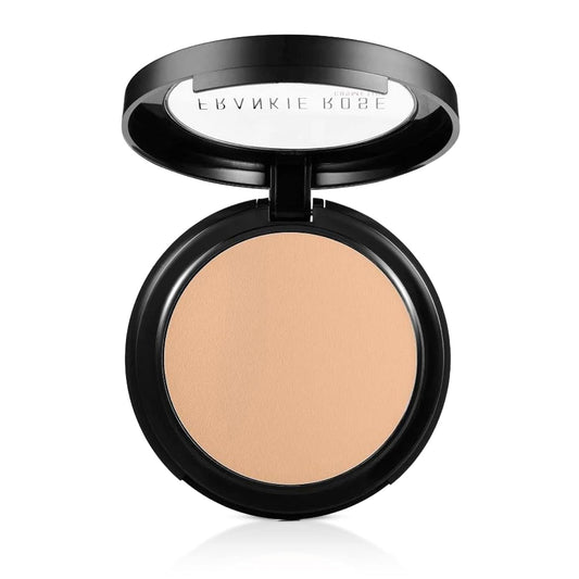 Frankie Rose Cosmetics Powder Foundation – Full Coverage Face Powder For Pores & Imperfections, Evens Out Skin Tone & Shine-Control | 58 Grams (Cream Puff)