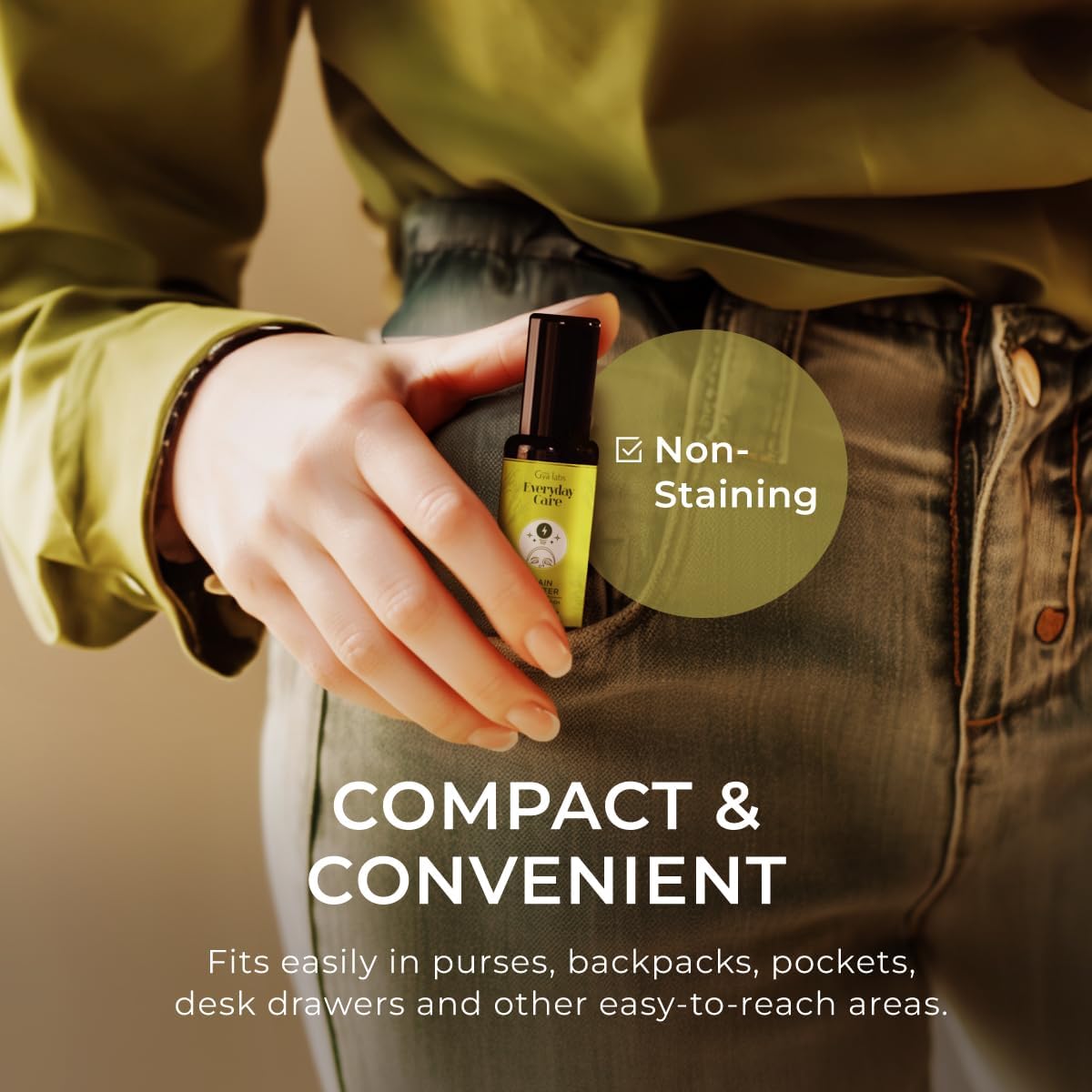 Gya Labs Brain Booster Essential Oil Roll on - Refreshing Brain Essential Oils Roller, 100% Pure Natural, Blend with Rosemary, Sandalwood, Lemongrass & Grapefruit, Travel Size (0.34 Fl Oz)