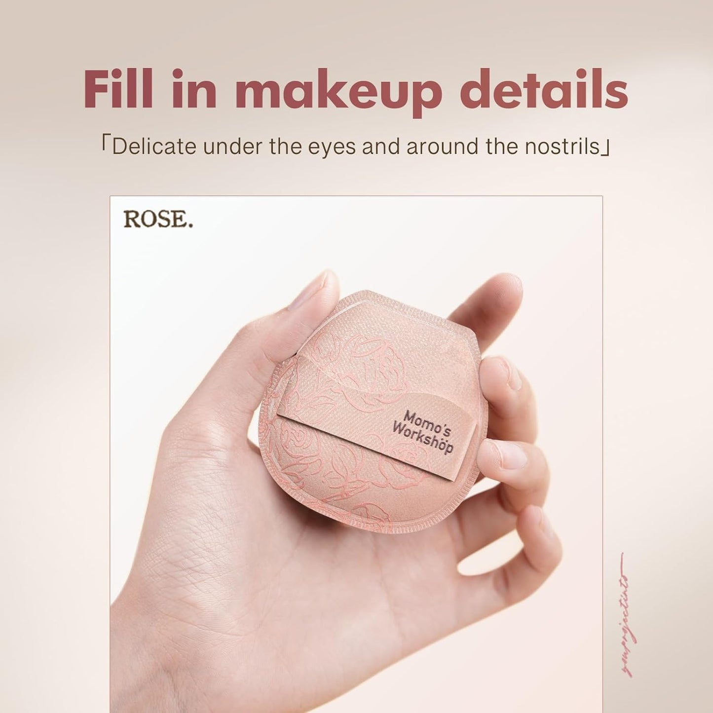 Makeup Sponge, Rubycell, Flat-cut Shape,Foundation Sponges with Glossy PU Leather, for Liquid/Sheer Foundations, Cosmetic Puff, Medium Bounce,Travel Friendly & Reusable,2pcs & Storage Case