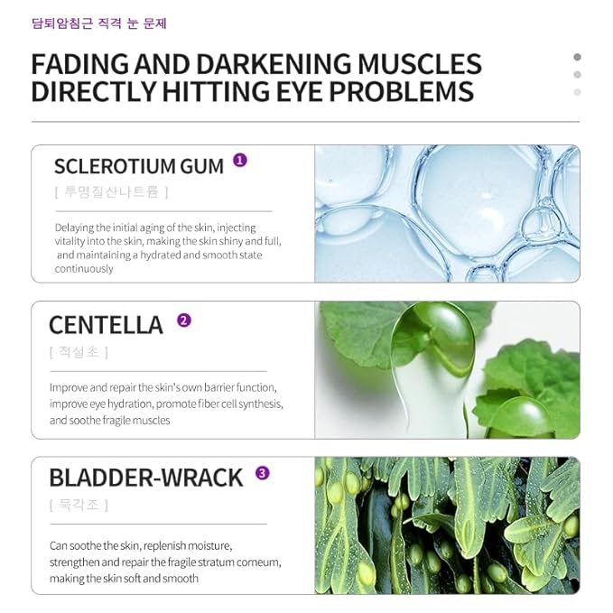 Korea Active Anti-Wrinkle Eye Cream 20g / Anti-Aging, Fade Fine Lines, Remove Dark Circles, Moisturizing and Repair Eye Skin, Prevent New Wrinkles, Rejuvenate and Tighten Delicate Eye Area