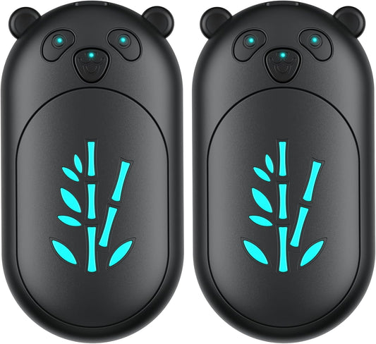 Hand Warmers Rechargeable 2 Pack, 6000mAh Electric Hand Warmer Reusable, 20Hrs Long Heating, Portable Pocket Heater Handwarmer for Women Men, Outdoor Camping, Hunting Gear