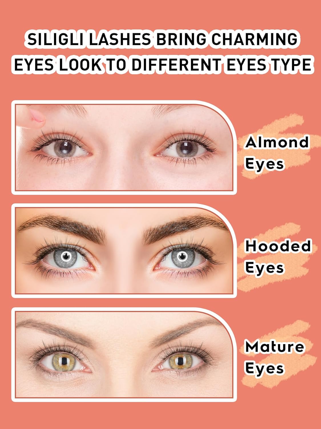 Lashes Wispy False Eyelashes Natural Look 10mm Short Lashes with Thin Band Siligli Fake Eyelashes 3D Volume Lashes Natural Short Eyelashes 7 Pair