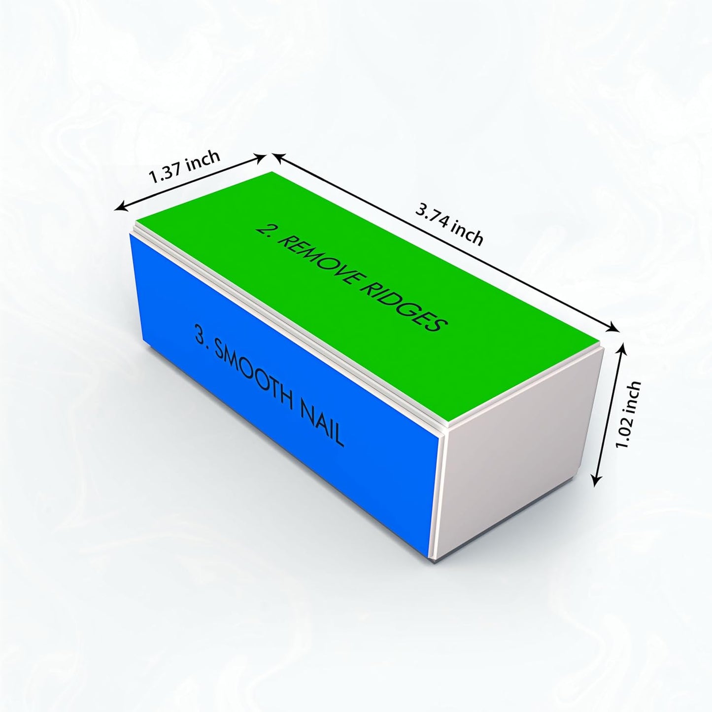 4 Way Nail Buffer Block Nail Shine Buffer Block for Natural and Acrylic Nails Smoother Buffing Block Polisher Fingernail File Buffer 240/400/1000/6000 Grit for Buffing Shinning